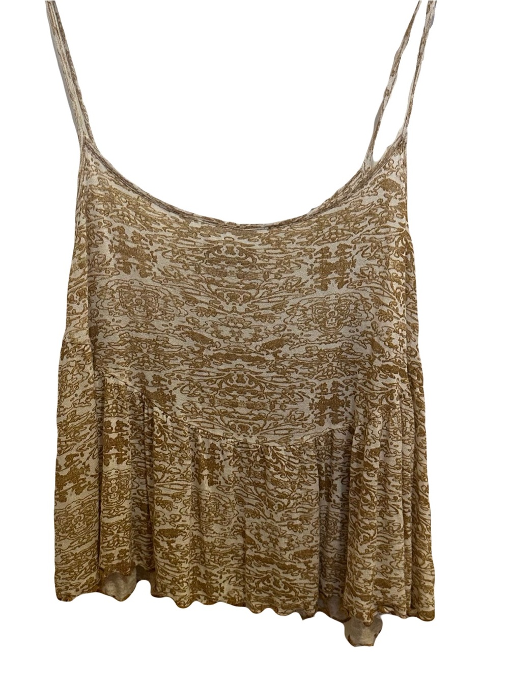 Urban Outfitters Printed Spaghetti Strap Tank Top